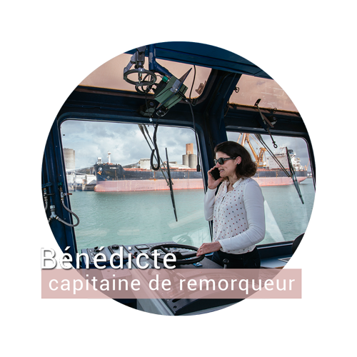 Bndicte, capitaine de remorqueur