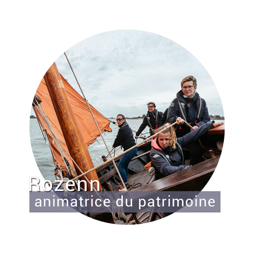 Rozenn, animatrice du patrimoine